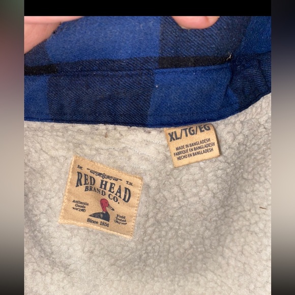 Redhead Brand fleece lined shirt jacket - Picture 2 of 2